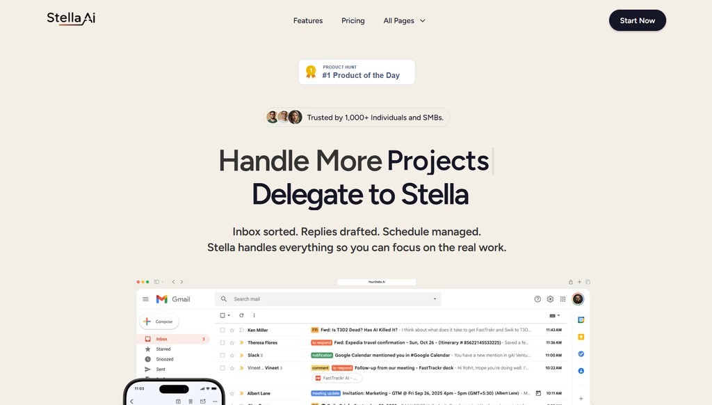 Stella AI: From an AI Executive Assistant to the Productivity Layer for Modern Work